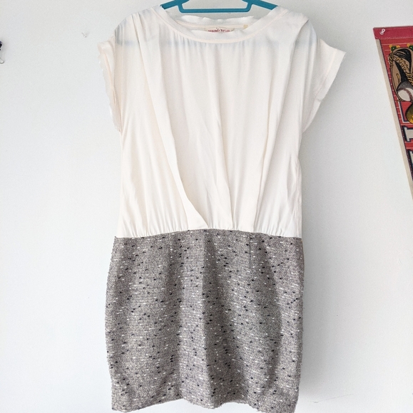 Rebecca Taylor Metallic Tweed Combo Dress - Picture 4 of 9